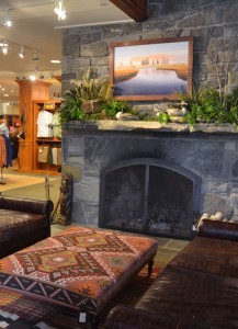 Lobby of the Orvis Flagship Store located at 4180 Main St, Manchester, VT